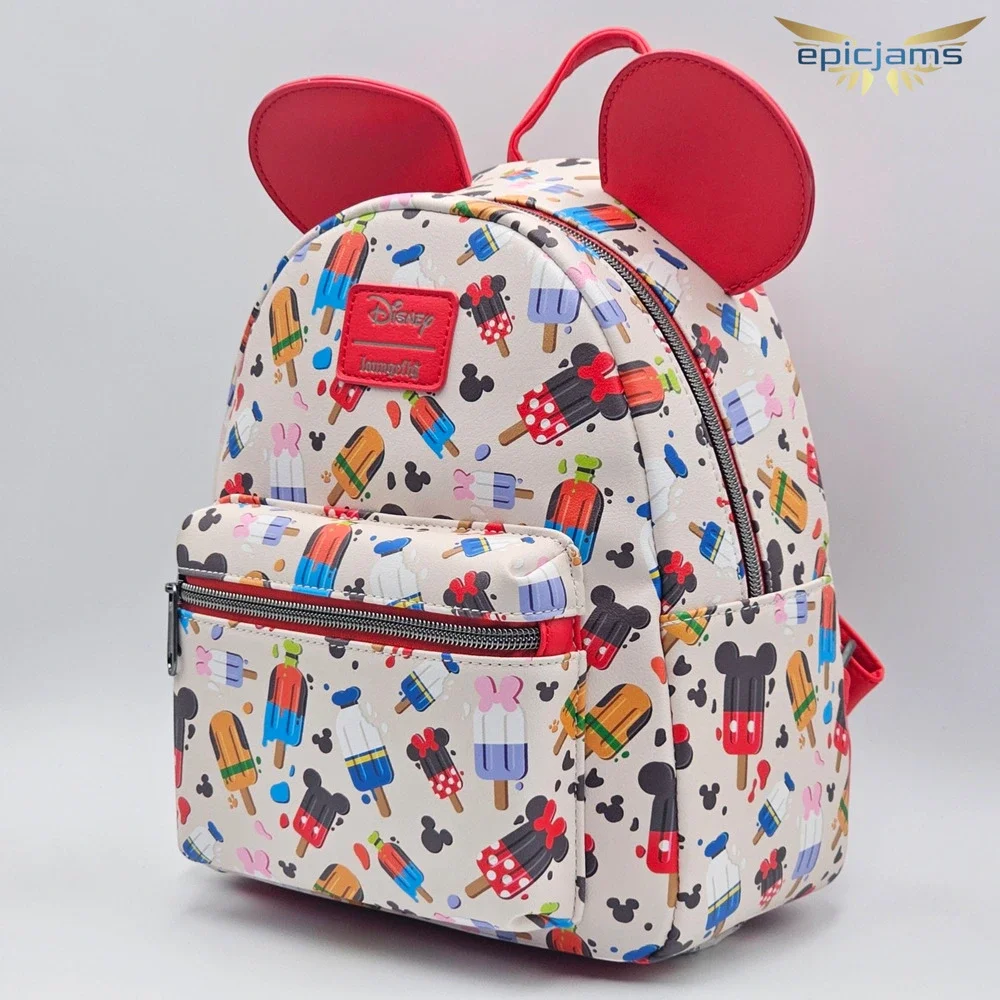 Loungefly Disney Mickey Mouse & Friends Popsicle Mini Backpack New
